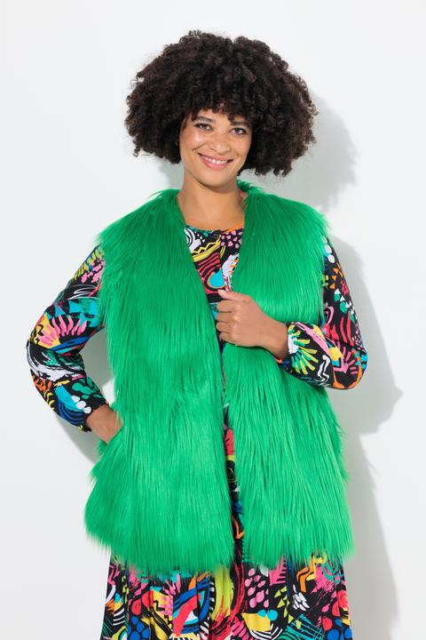 Produktbild Angel of Style Weste, Straight Fit, Neon FakeFur, offene Form (58)