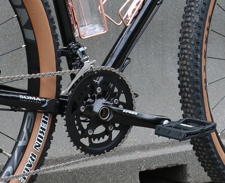 Actual product image Interloc Racing Design IRD - Vortex Sub-Compact Crankset, 46/30T (Black/170mm)