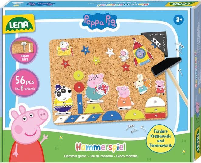 Lena Peppa Pig hammer game, folding box