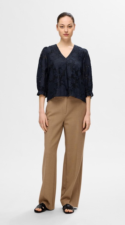 Actual product image Selected Femme Flowered blouse (36)