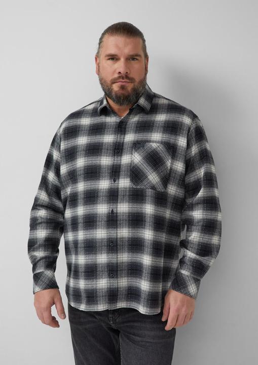 Immagine prodotto s.Oliver Hemd Regular Fit: Kariertes Hemd mit Waschung (5XL)
