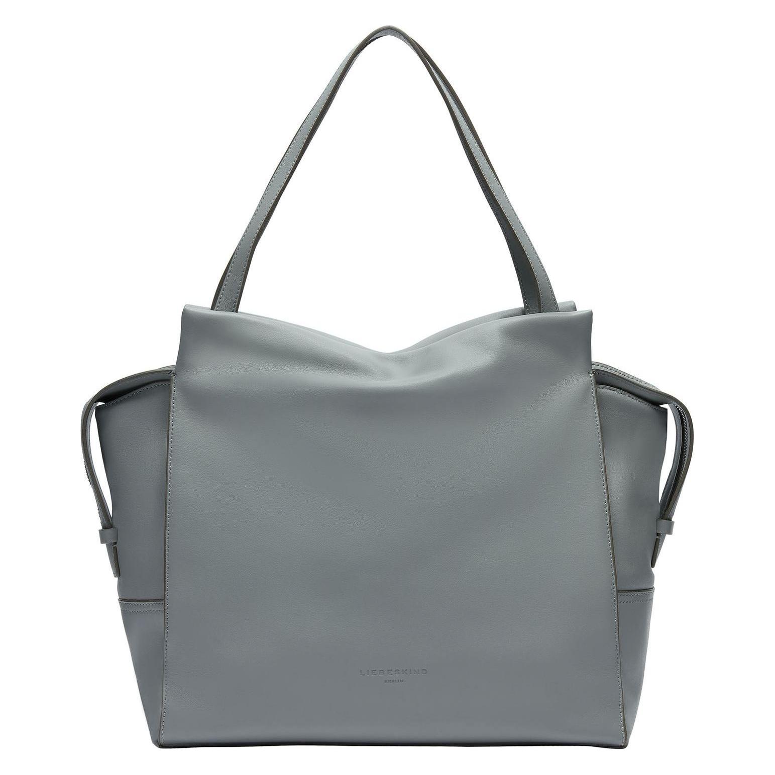 Liebeskind Berlin, Damen, Handtasche, Tote Grosse Schultertasche Aus Nappaleder, Grau