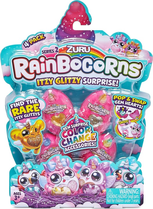 Produktbild Zuru Rainbocorns - Itzy Glitzy Surprise Serie 2, 4-Pack (30252)
