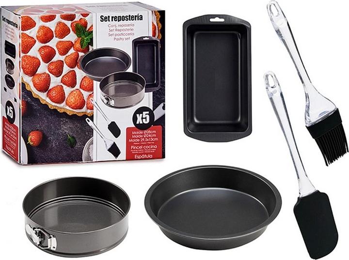 Actual product image Kinvara Baking set with 3 moulds, spatula and brush