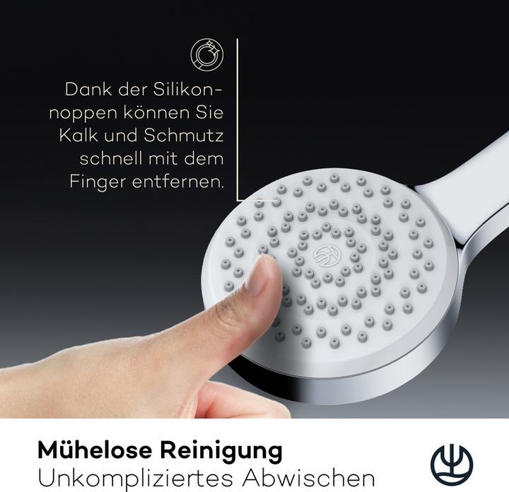 Produktbild Kludi X1 Duschkopf (1 Strahlarten, 15 l/min)