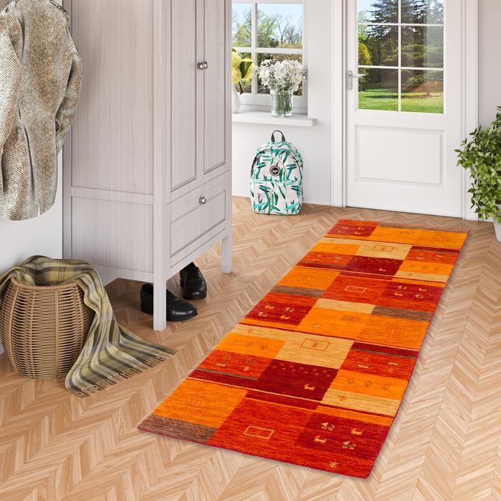 Image du produit Pergamon Natur Wolle Teppich Gabbeh Esta Läufer (90 x 160 cm)