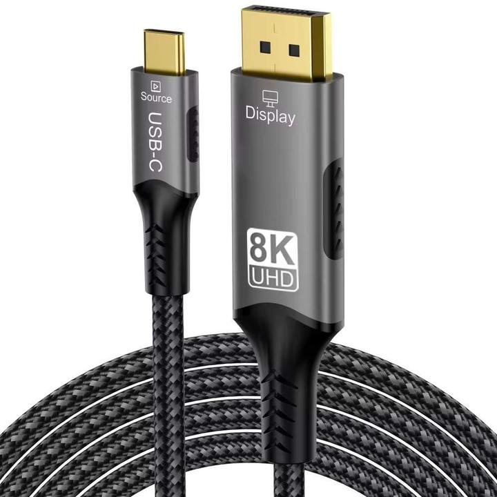 PremiumCord USB-C auf DP 1.4, 2m (2 m)