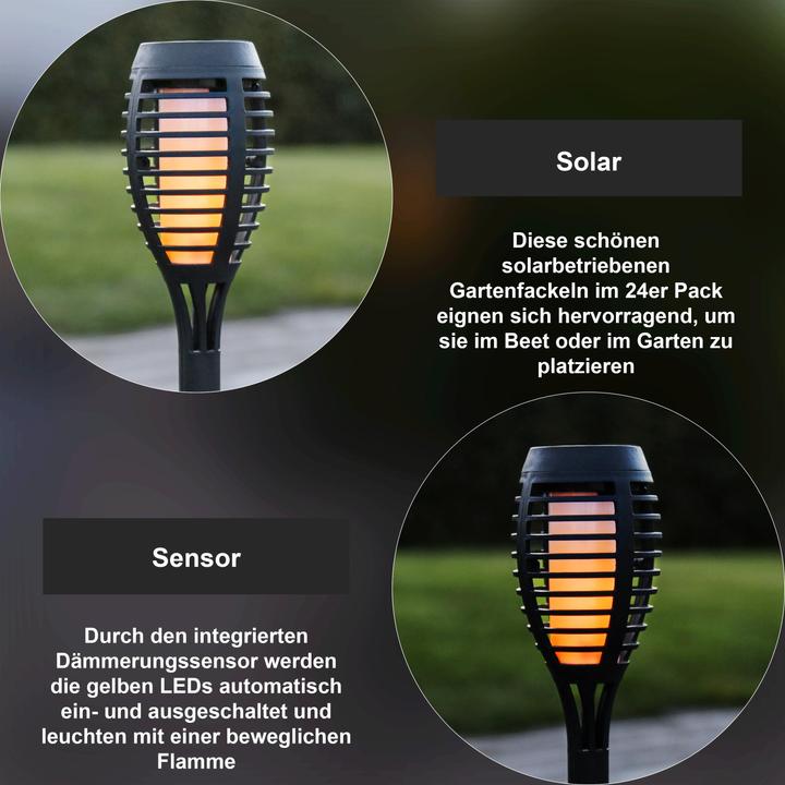 Image du produit Star Trading Torche solaire Flame Mini (IP44)