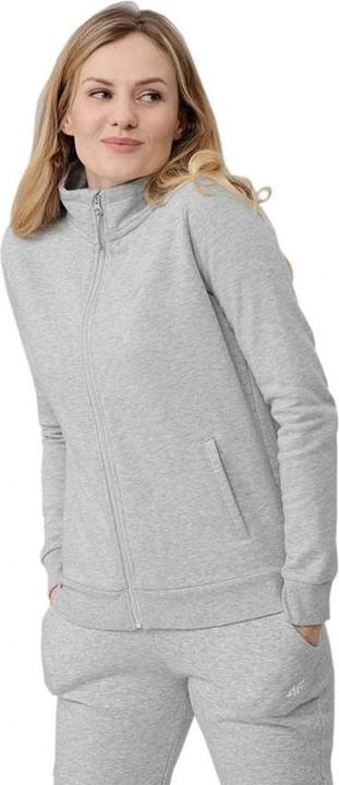 Produktbild 4F Damen Sweatshirt cool hellgrau H4L22 BLD351 27M S (S)