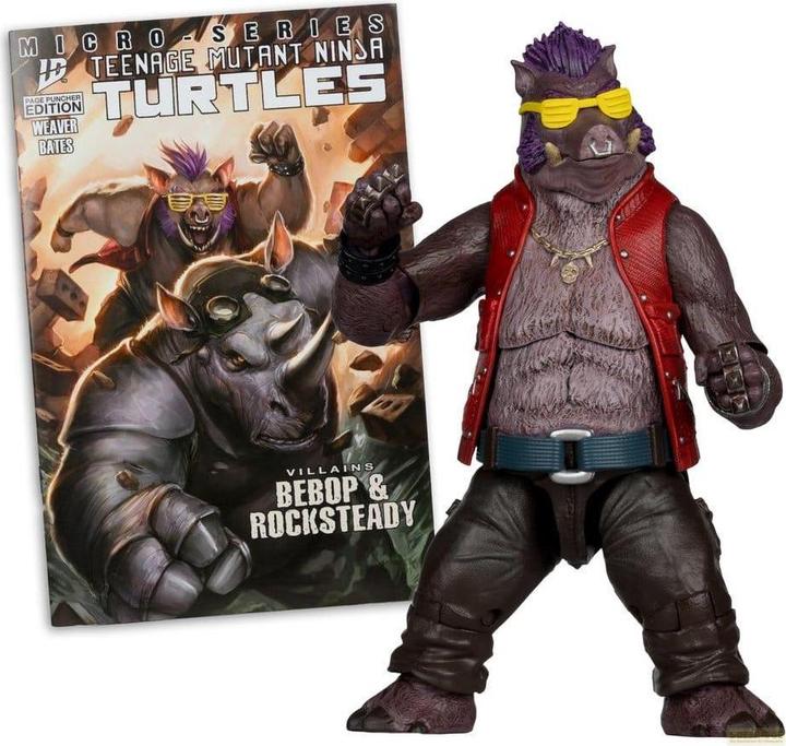 Actual product image McFarlane Tortues Ninja Page Punchers figurine Bebop 16 cm
