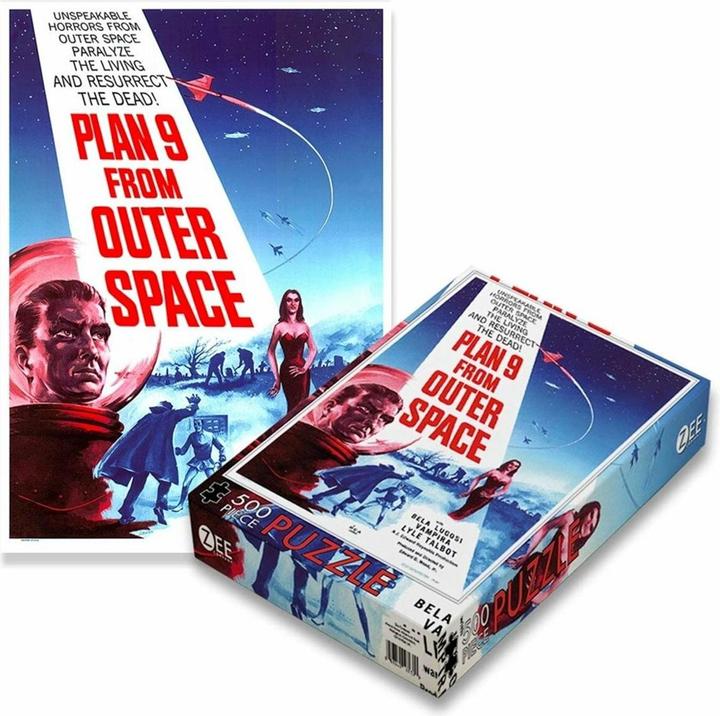 Actual product image Rock Saws Plan 9 - Plan 9 From Outer Space - Plan9 From Outer Space (500 Piece Jigsaw Puzzle) (500 pieces)