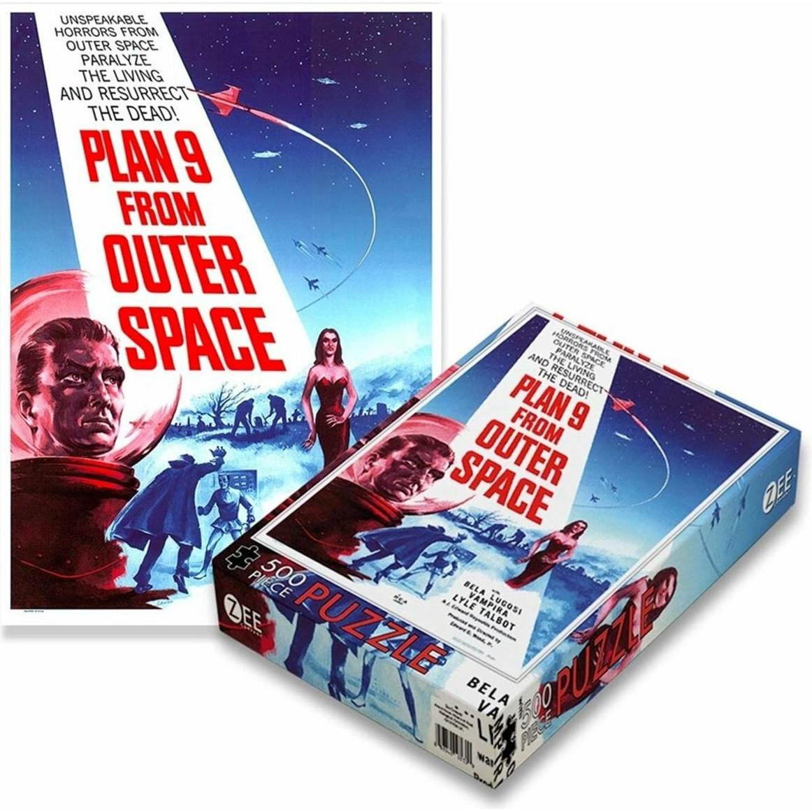 Thumbnail - Rock Saws Plan 9 - Plan 9 From Outer Space - Plan9 From Outer Space (500 Piece Jigsaw Puzzle) (500 Teile)