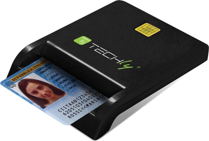 Produktbild Techly Smart Card USB-CTM Chipkartenleser, USB 2.0 (USB 2.0)