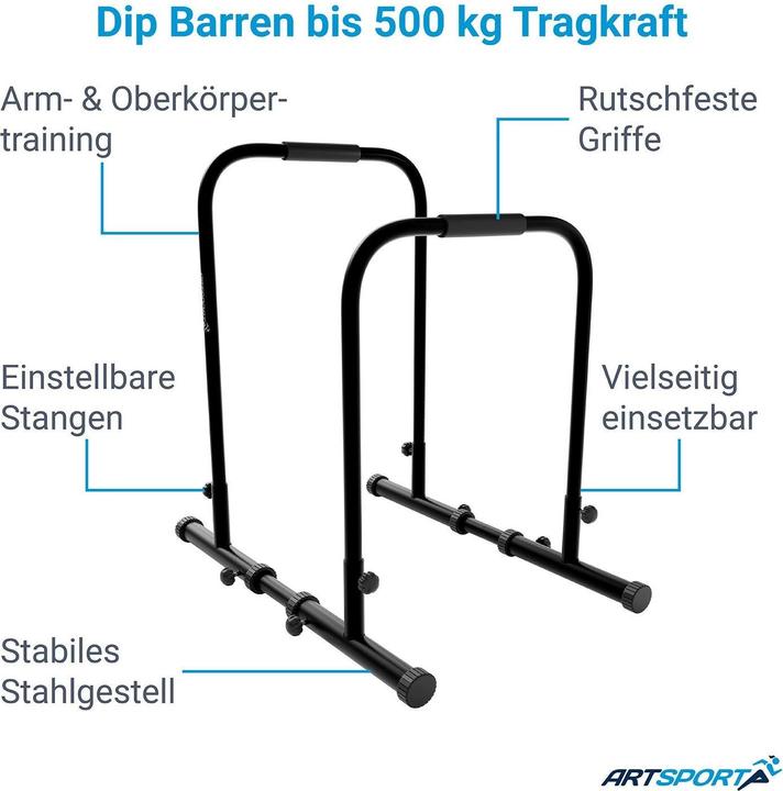 Produktbild ArtSport Dip Barren Set