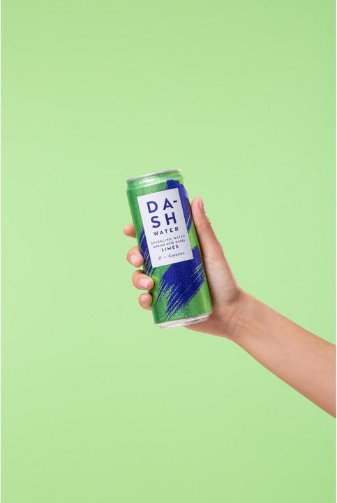 Image du produit Dash Water Eau pétillante au citron vert (12 x 33 cl)