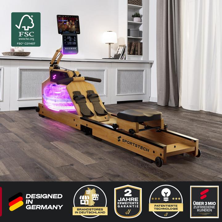 Produktbild Sportstech WRX1000 Wasser Rudergerät
