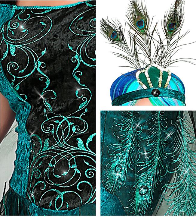 Image du produit Widmann Costume bleu paon (L)