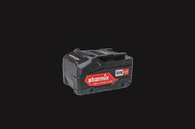 Actual product image starmix Battery pack 18V for Quadrix vacuum cleaner 459745 (18 V)