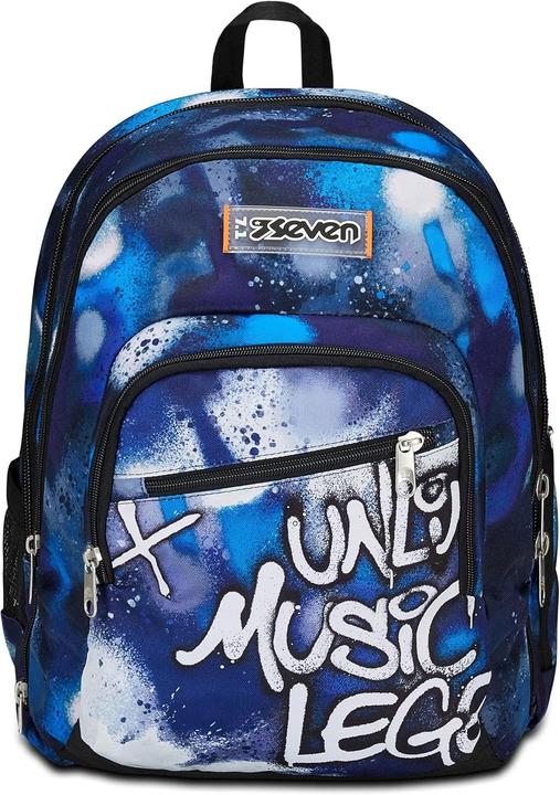 Actual product image SJ Seven Advanced Detachable Dual Compartment Backpack with Removable Front Pouch (35 l)