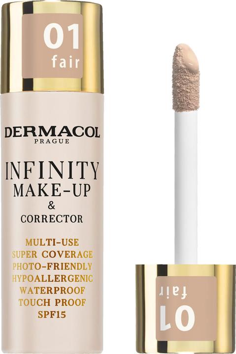 Actual product image Dermacol Infinity Make-Up & Corrector (02 Beige)