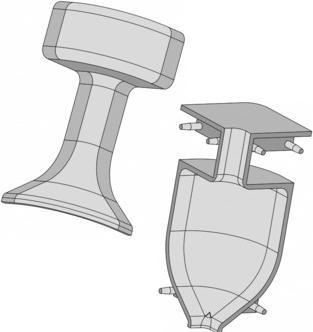 Actual product image Werkstarck Corner pieces for LED end profiles Downlight