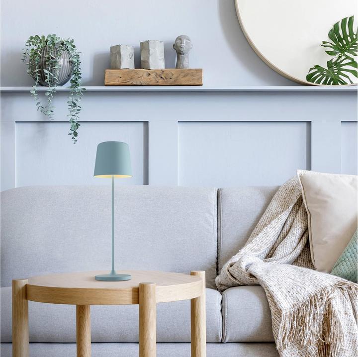 Actual product image Brilliant LED-Akku-Tischleuchte Kaami, 2 W, 310 lm, 3000 K, blau, 2er Set (310 lm)