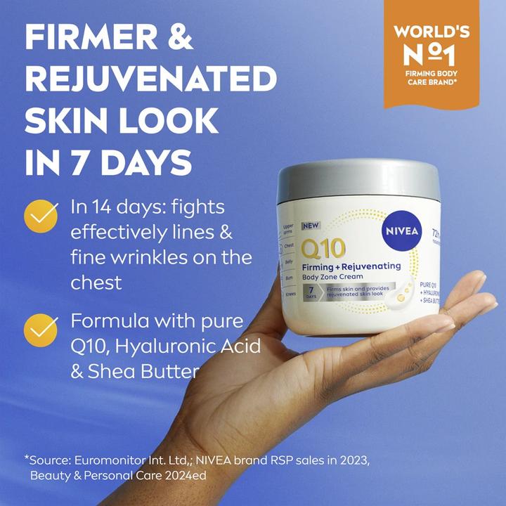 Actual product image NIVEA Q10 Straffend + Verjüngend Body Creme (Body cream, Body lotion, Body milk, 400 ml)