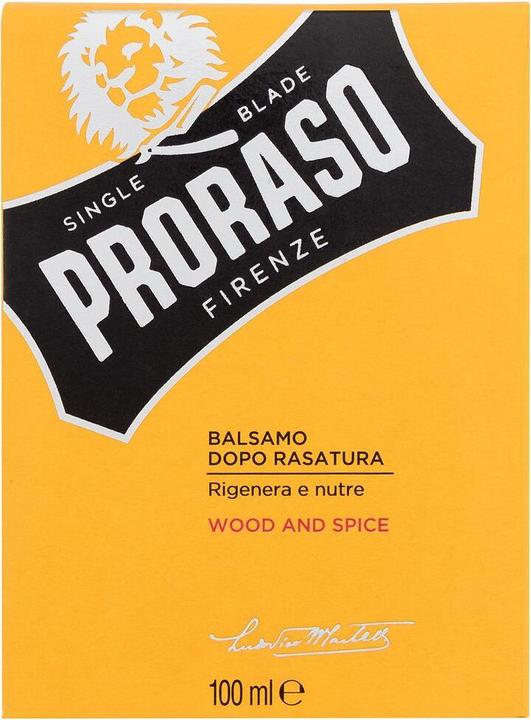 Actual product image Proraso Wood & Spice (Aftershave balm, 100 ml)