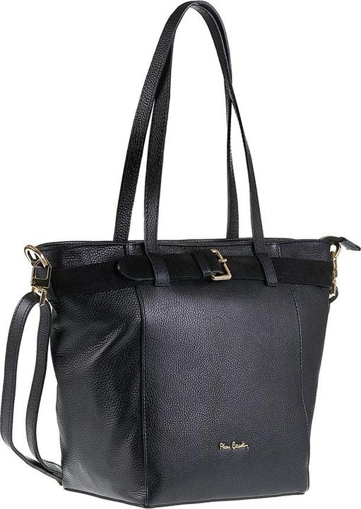 Image du produit Pierre Cardin Damen Schultertasche Made In Italy - Modell Celeste Elite - 100% Leder - 42.0 X 30.0 X 16.0 Cm