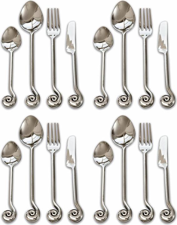 Image du produit Loberon Couverts Hadley argent (4 pcs, Set de couverts)