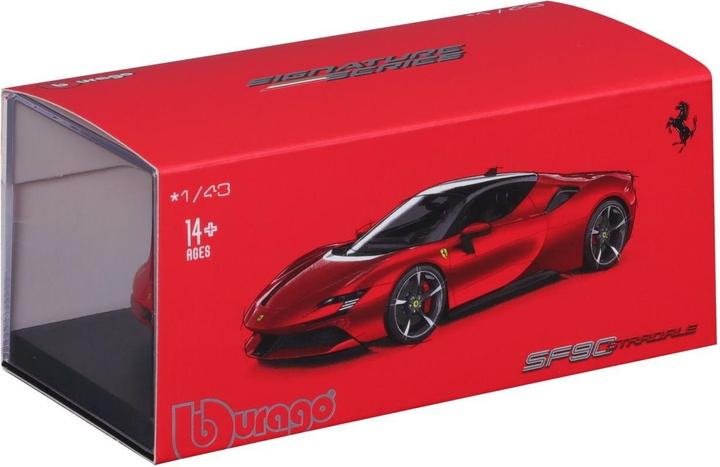 Actual product image Bburago Ferrari Signature SF90 Stradale 1/43 red