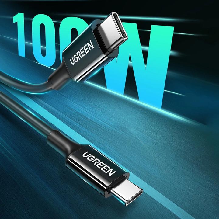 Produktbild Ugreen USB C – USB C (1 m, USB 2.0, 100 W)