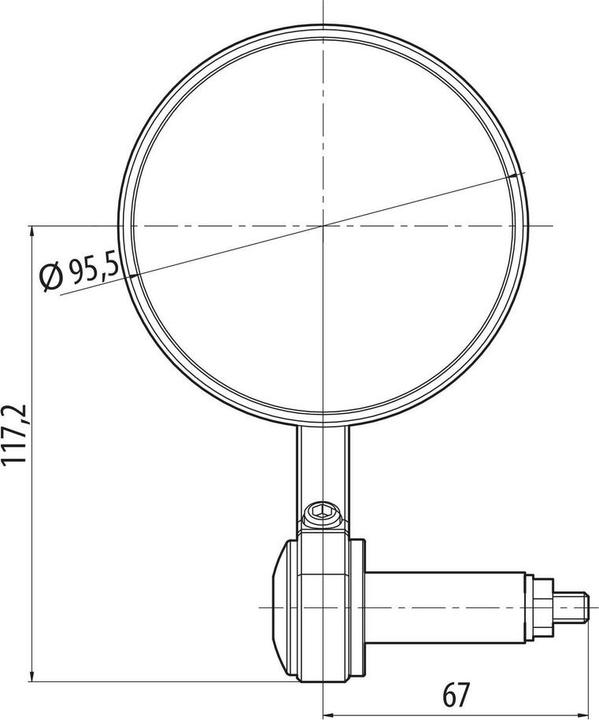 Image du produit Lampa Kit d'embouts de guidon pour rétroviseur