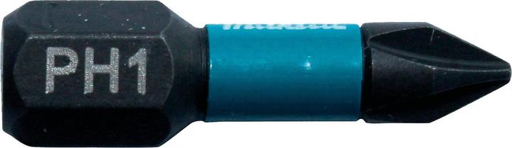 Actual product image Makita PH1 screwdriver bit, impact type, 25 mm (Cross Phillips PH M1)