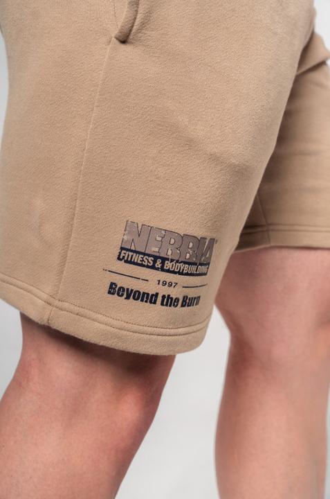 Produktbild Nebbia Sweatshorts Gym Bro 352 - light brown (L)