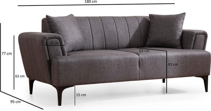Produktbild Atelier del Sofa Hamlet (2-Sitzer)