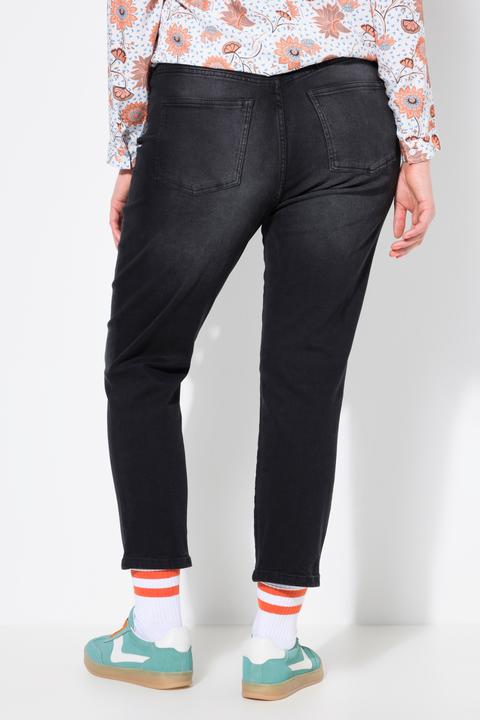 Produktbild Studio Untold Mom-Jeans, Black Denim, 5-Pocket (58)