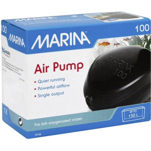 Meilleurs prix pour marina pompe a air 100 - débit : 85 l / h - pour aquarium