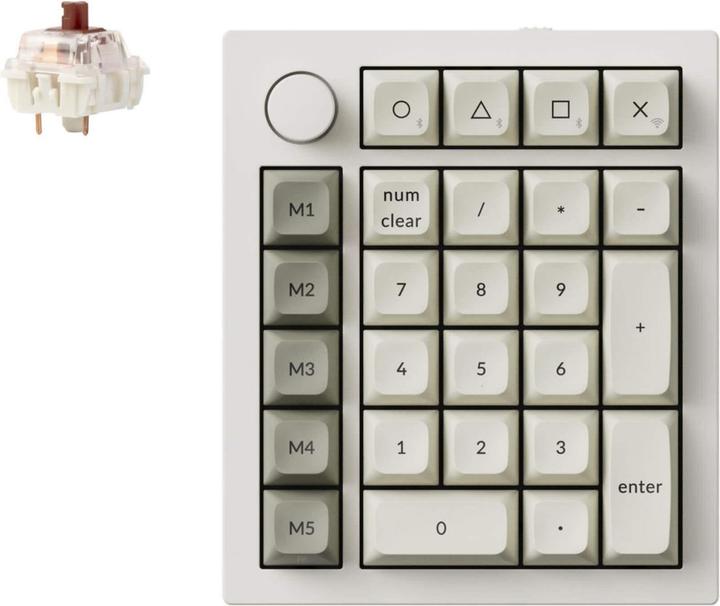 Actual product image Keychron Q0 Max (Numeric keypad, Cable, Wireless)