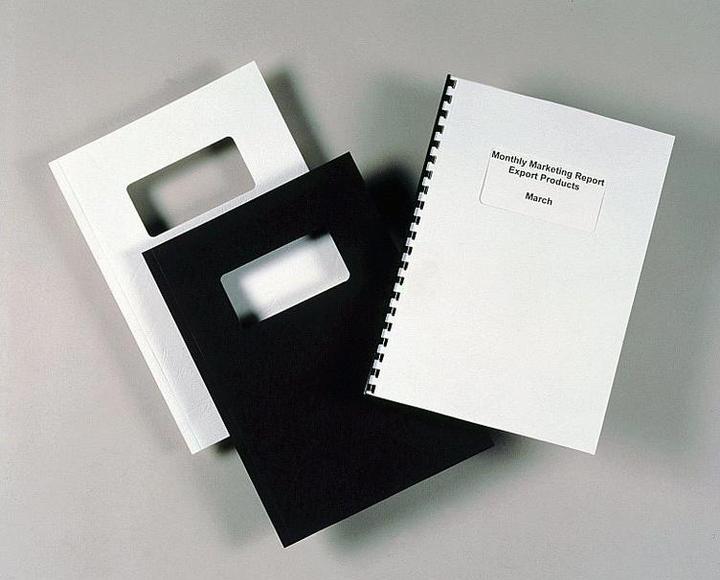 Actual product image GBC LeatherGrain cover material