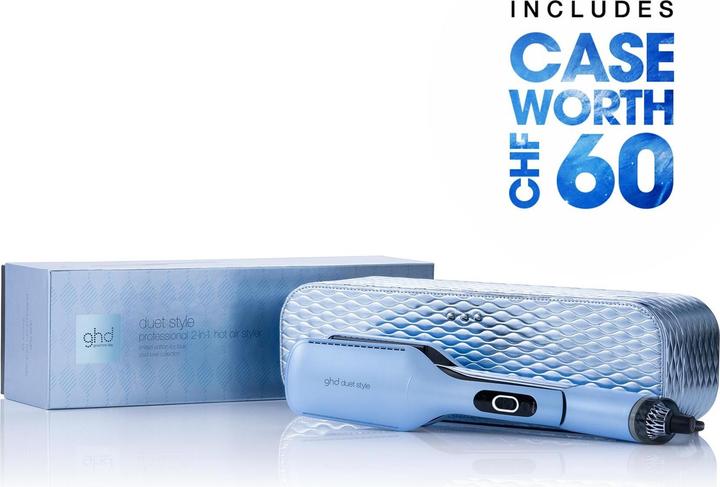 Produktbild ghd Iced Luxe Collection - Duet Style Limited Edition - 2-in-1 Hot Air Styler In Icy Blue