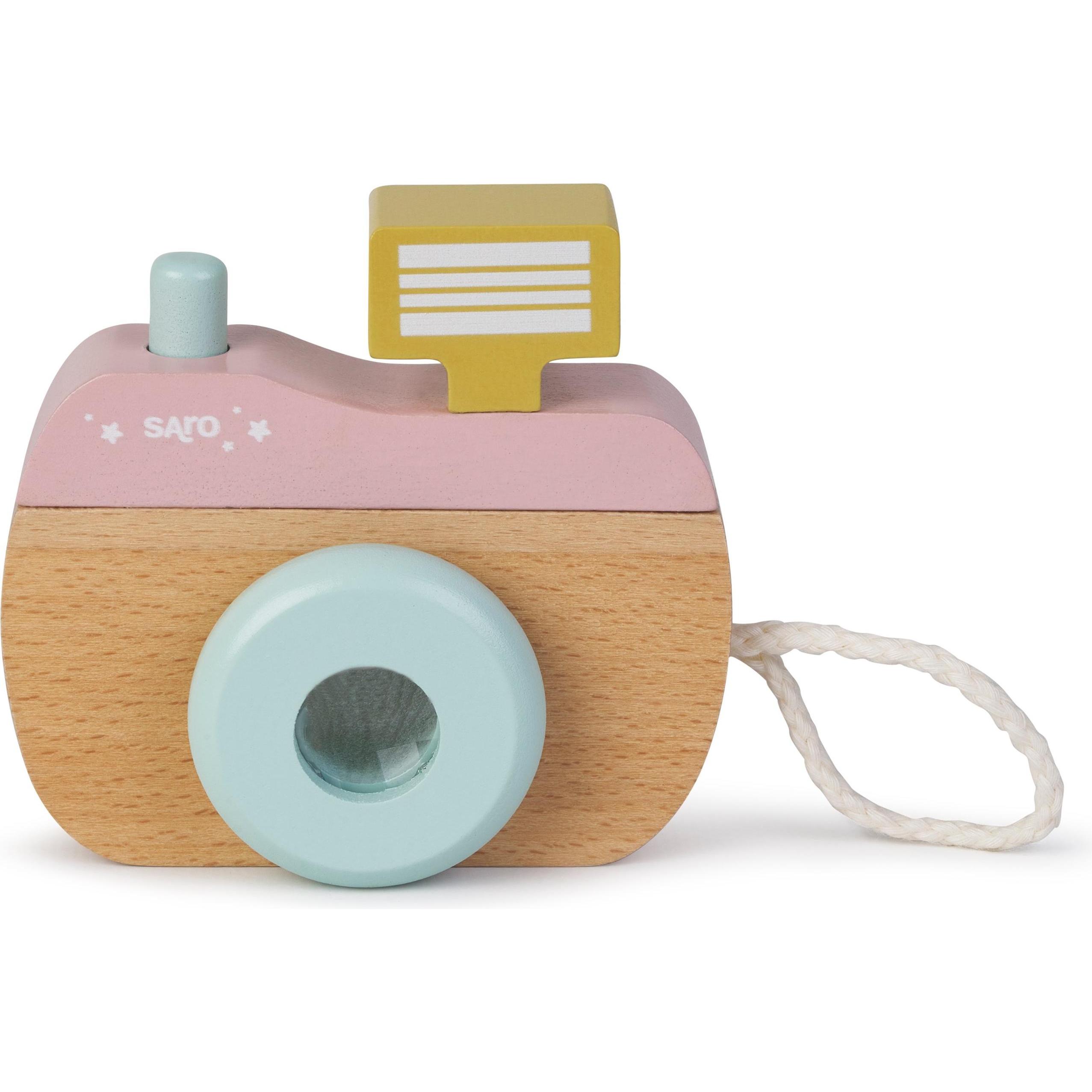 Saro Baby SARO - Wood Camera - Pink (SAO33432)