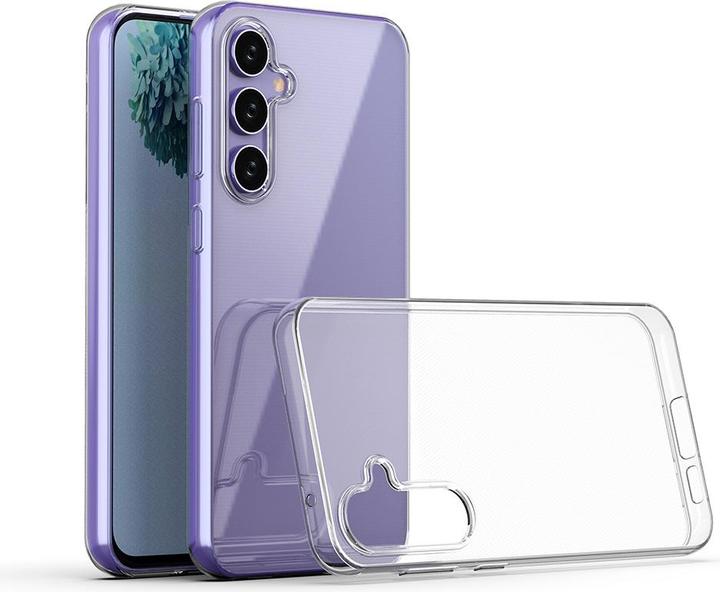 Actual product image Hurtel Ultra Clear silicone case for S23 FE, transparent