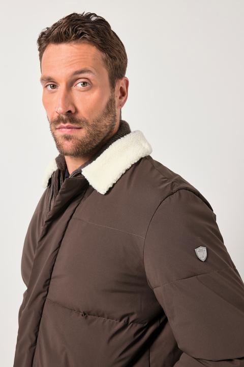 Actual product image JP1880 jacket, teddy collar, warm lining, zip pockets, up to 7 XL (XL)