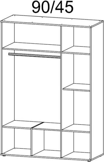 Produktbild Rauch Kemi (140 x 60 x 200 cm)