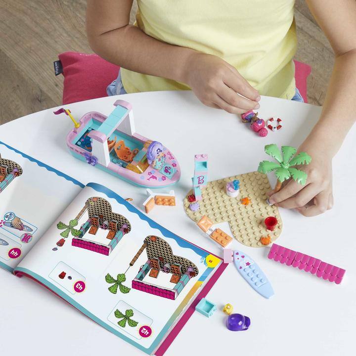Immagine prodotto Mattel Mega Construx Barbie - Set di costruzioni apribili a colori per l'avventura dei delfini