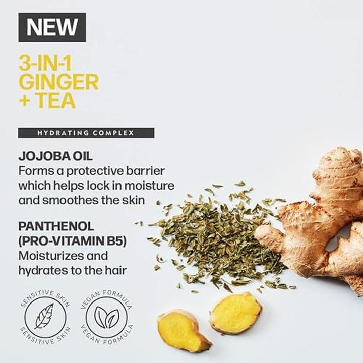 Actual product image American Crew 3-in-1 Ginger & Tea Shampoo, Conditioner & Body Wash (250 ml)