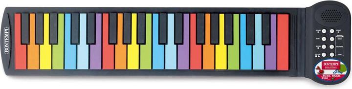 Actual product image Bontempi Piano roll up 37 tasti con note colourate