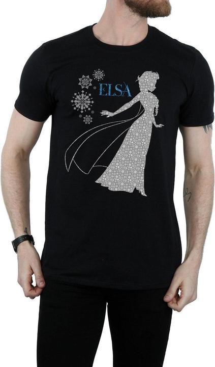 Immagine prodotto Disney Frozen Elsa Christmas Silhouette Maglietta Uomo (S)