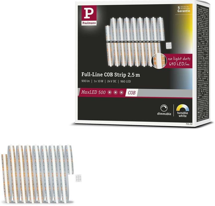 Produktbild Paulmann MaxLED 500 Full-Line COB Stripe (Weiss, 250 cm, Indoor)